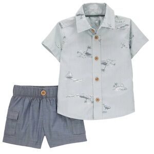 Carter's 2-Piece Palm Tree Shirt and Shorts Set